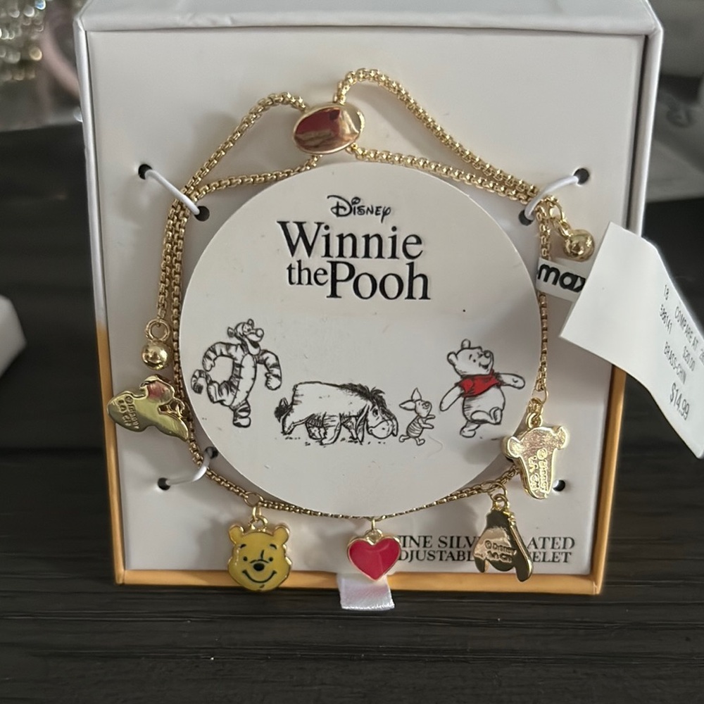 Disney Winnie the Pooh Gold Bracelet